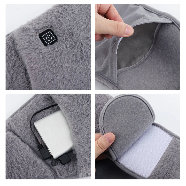 Ogrzewany pas na brzuch i ogrzewacz do rąk 2 w 1 przez USB