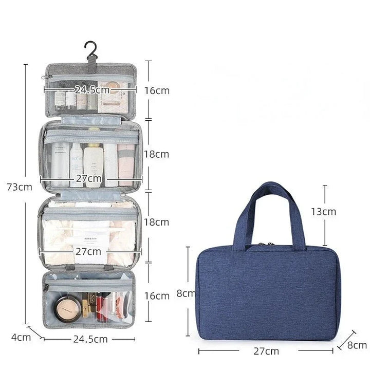 TravelTidy – kompaktowy organizer kosmetyczny z 4 przegródkami