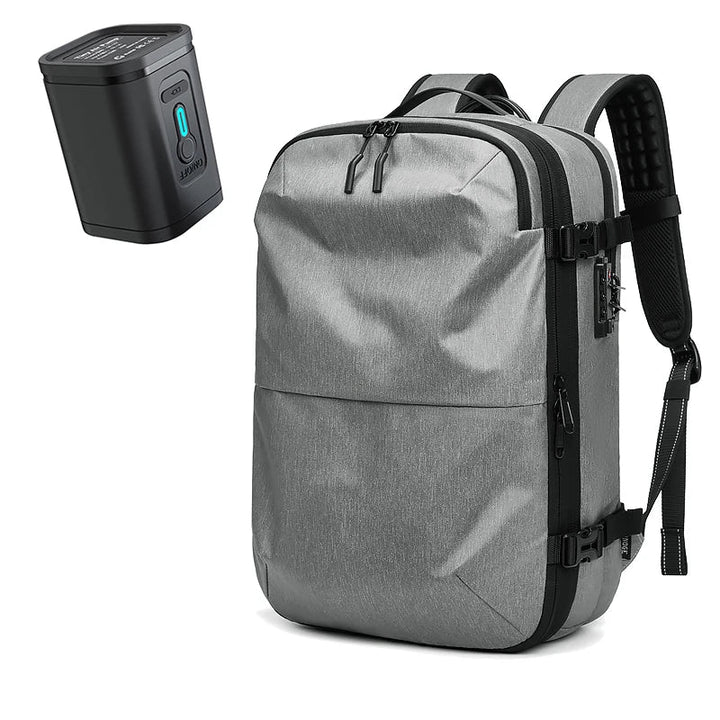 Plecak ElitePack z kompresją powietrzną | Wodoodporny plecak 60L do pracy i podróży z technologią kompresji próżniowej