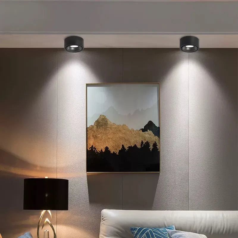 Helissa - oczkowa lampa sufitowa LED bez efektu olśnienia