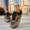 Damskie sneakersy z motywem panterki