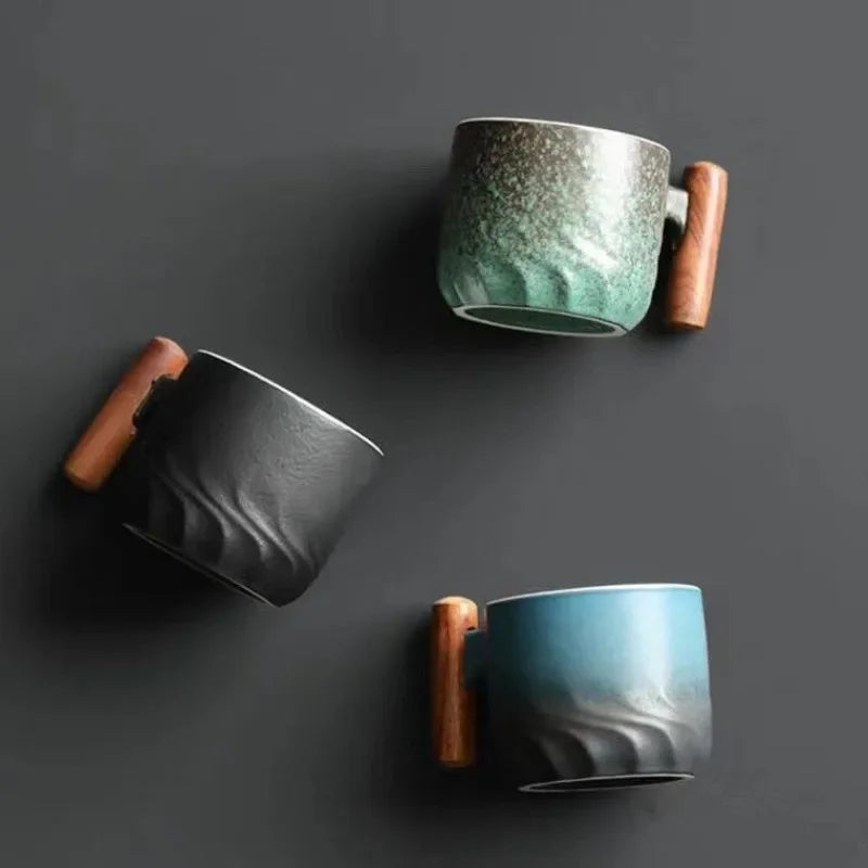 GlamCuppa Kompaktowy kubek ceramiczny | Rzemieślniczy kubek do kawy i herbaty o ponadczasowym designie