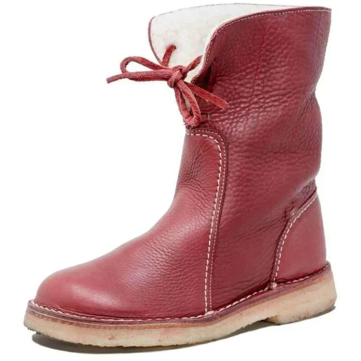 Luksusowe ocieplane botki damskie do połowy łydki - Sophia Hike Boot