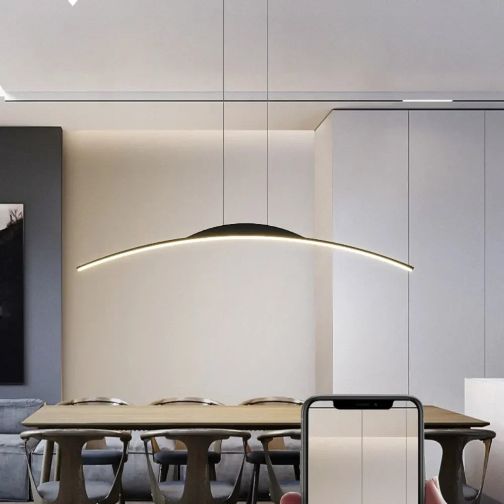 Ethirelle - Nowoczesna lampa wisząca LED do jadalni, kuchni i salonu
