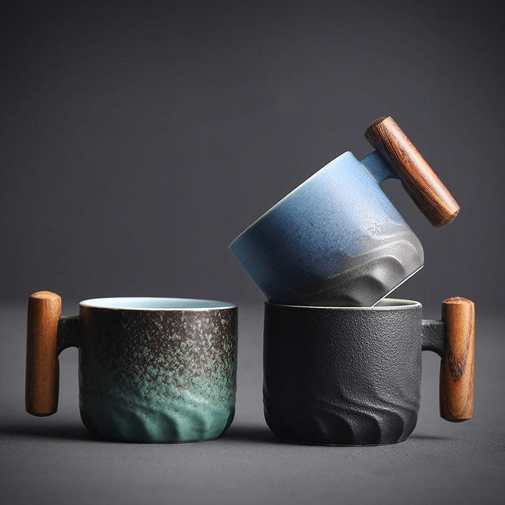 GlamCuppa Kompaktowy kubek ceramiczny | Rzemieślniczy kubek do kawy i herbaty o ponadczasowym designie