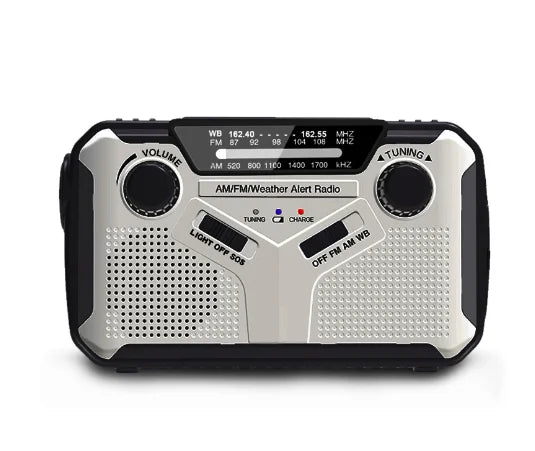 Wielofunkcyjne radio awaryjne z opcjami ładowania - SafeSignal