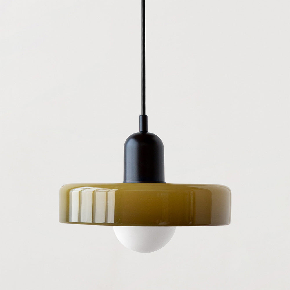 Kolorowa lampa wisząca w stylu Bauhaus - StiloGlas