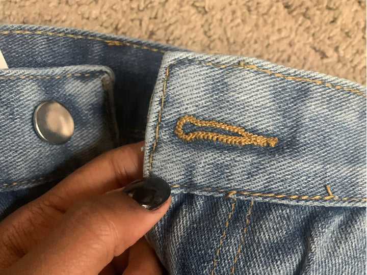 Damskie jeansy baggy w stylu vintage - Aria