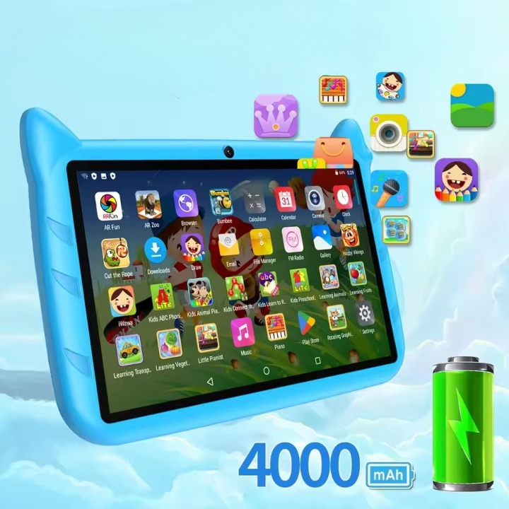 Tablet dla dzieci 7 cali - System operacyjny Android 9.0, bateria 4000 mAh, 2+16 GB RAM