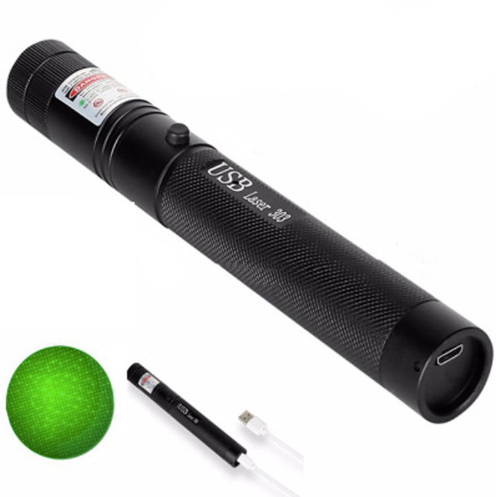 Zelara-Power Laser Pointer 303 - ładowany przez USB, widoczny wskaźnik laserowy o dużej mocy