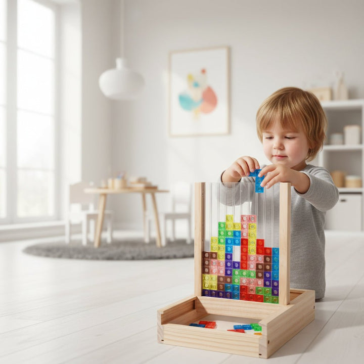 ECOBLOCK – drewniane puzzle dla ekologicznej zabawy i treningu umysłu