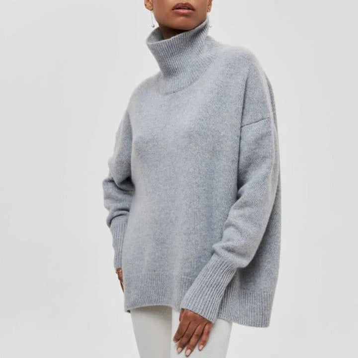 Sweter z wysokim kołnierzem dla kobiet – Zimowy Staple