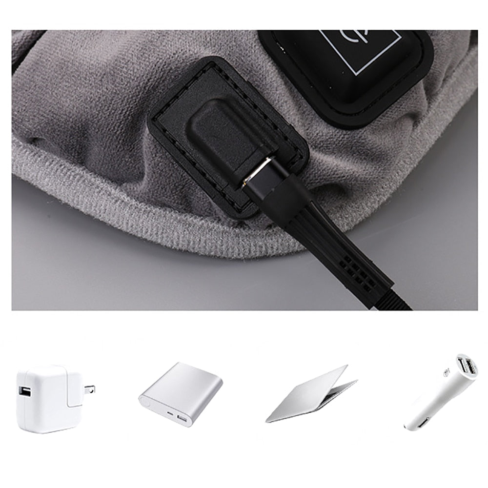 Poduszka do siedzenia ogrzewana przez USB-C z trzema poziomami ciepła
