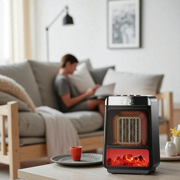 Kompaktowy termowentylator z regulowaną temperaturą