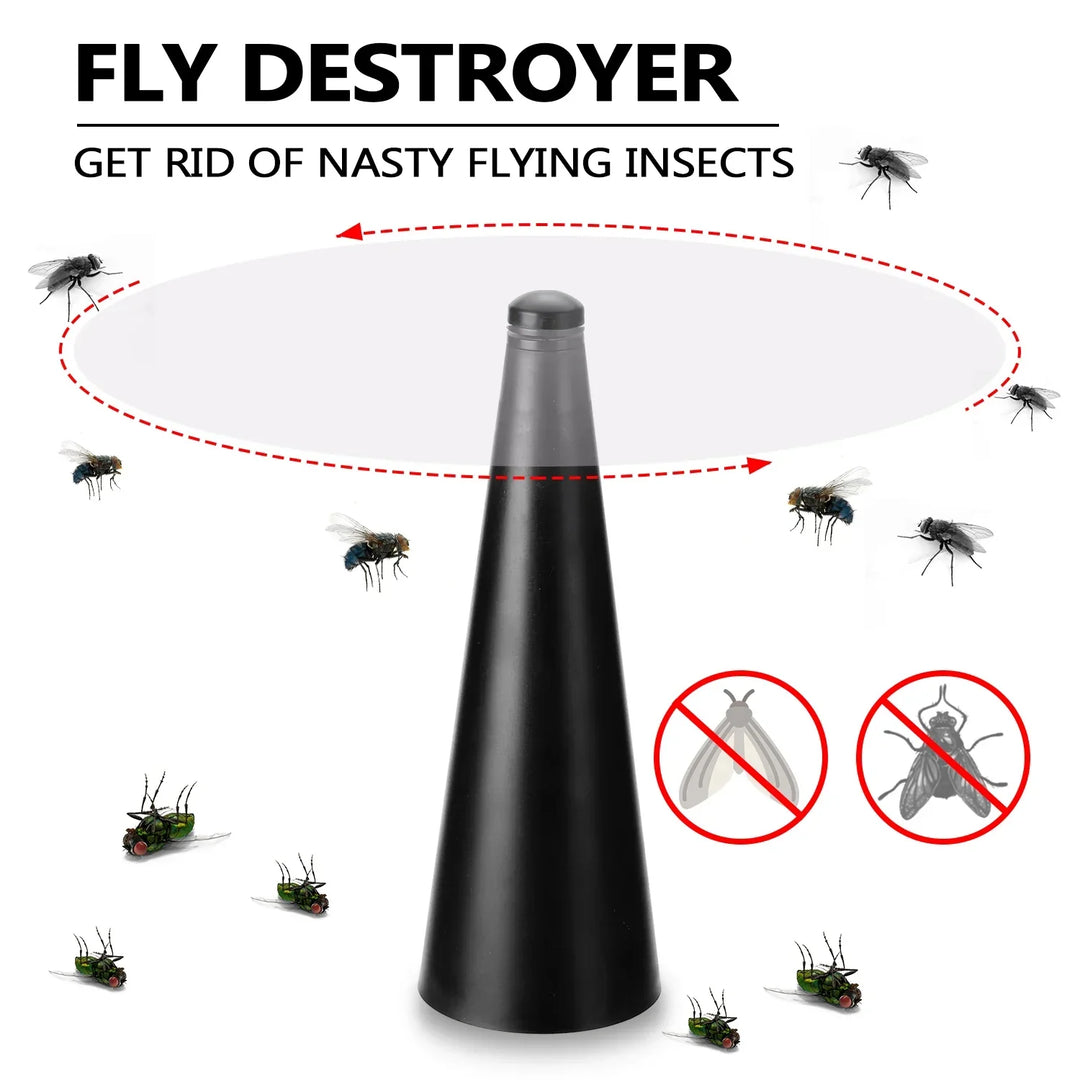 AeroLumen Naturguard wentylator na muchy na stół | wentylator do ochrony przed owadami z obrotem 360° | cichy i bezpieczny | do ogrodu, kempingu, pikniku