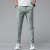 Męskie Spodnie Stretch Slim Fit Oddychające Miękkie Wykończenie