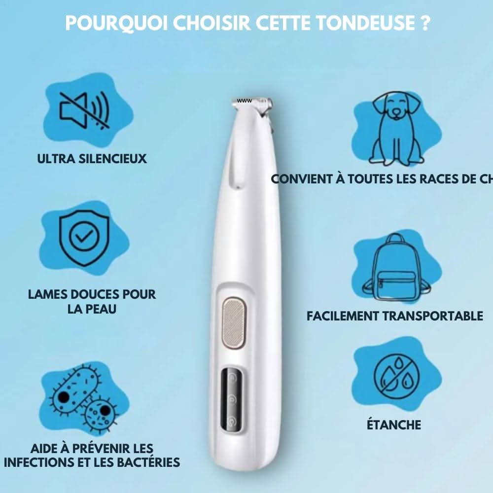 SilentPet Trimmer – Cichy trymer do wrażliwych miejsc u psów i kotów