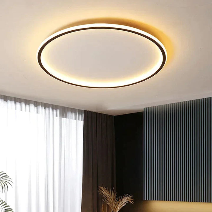 Okrągła skandynawska lampa sufitowa LED | 1 punkt świetlny