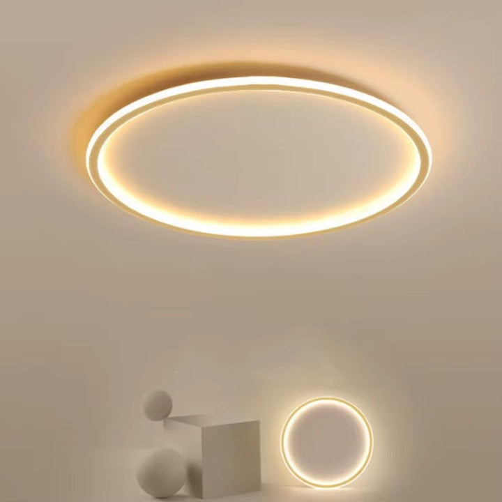 Okrągła skandynawska lampa sufitowa LED | 1 punkt świetlny