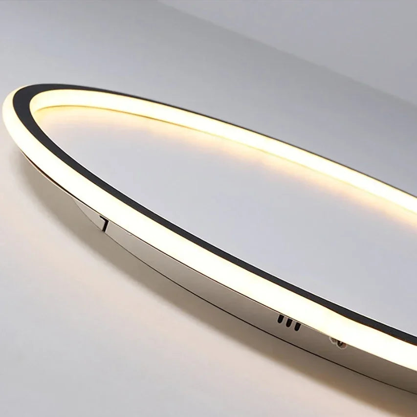 Okrągła skandynawska lampa sufitowa LED | 1 punkt świetlny