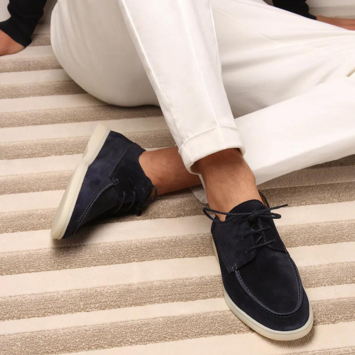 Buty Męskie Zimowe Półbuty Sznurowane | Eleganckie Na Co Dzień