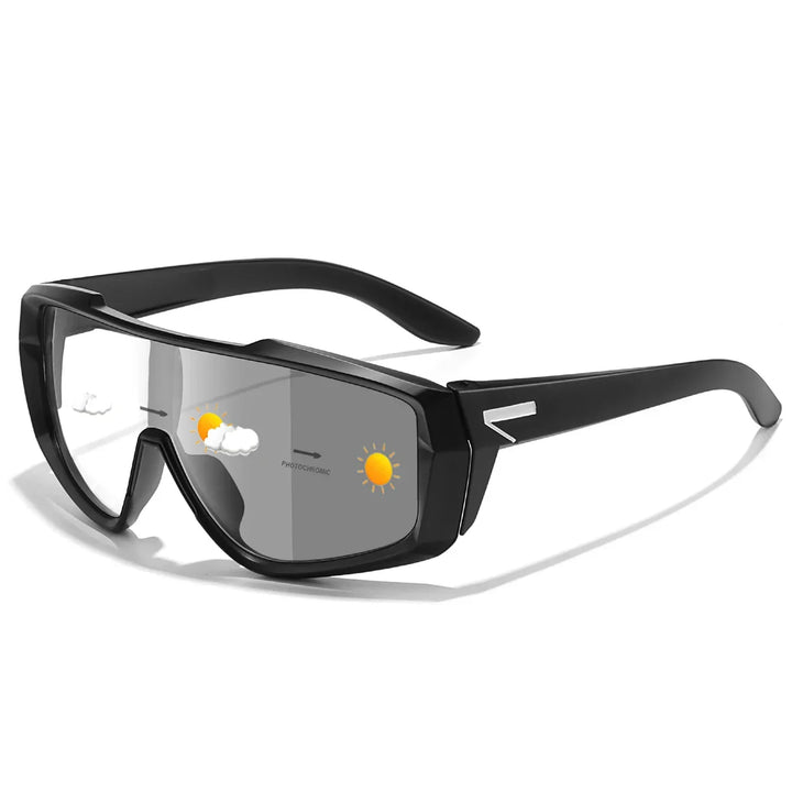 Sportowe okulary przeciwsłoneczne – soczewki fotochromowe z ochroną UV i lekką oprawką
