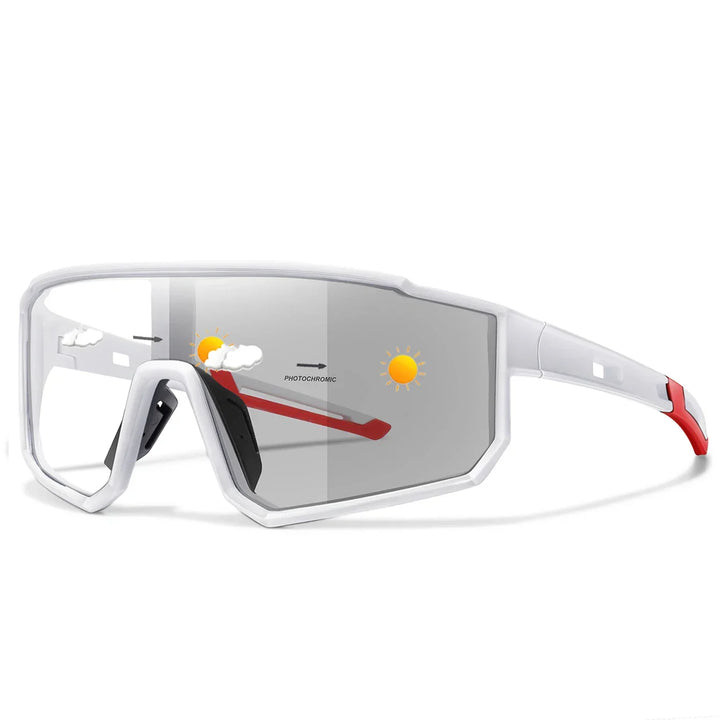 Sportowe okulary przeciwsłoneczne – soczewki fotochromowe z ochroną UV i lekką oprawką