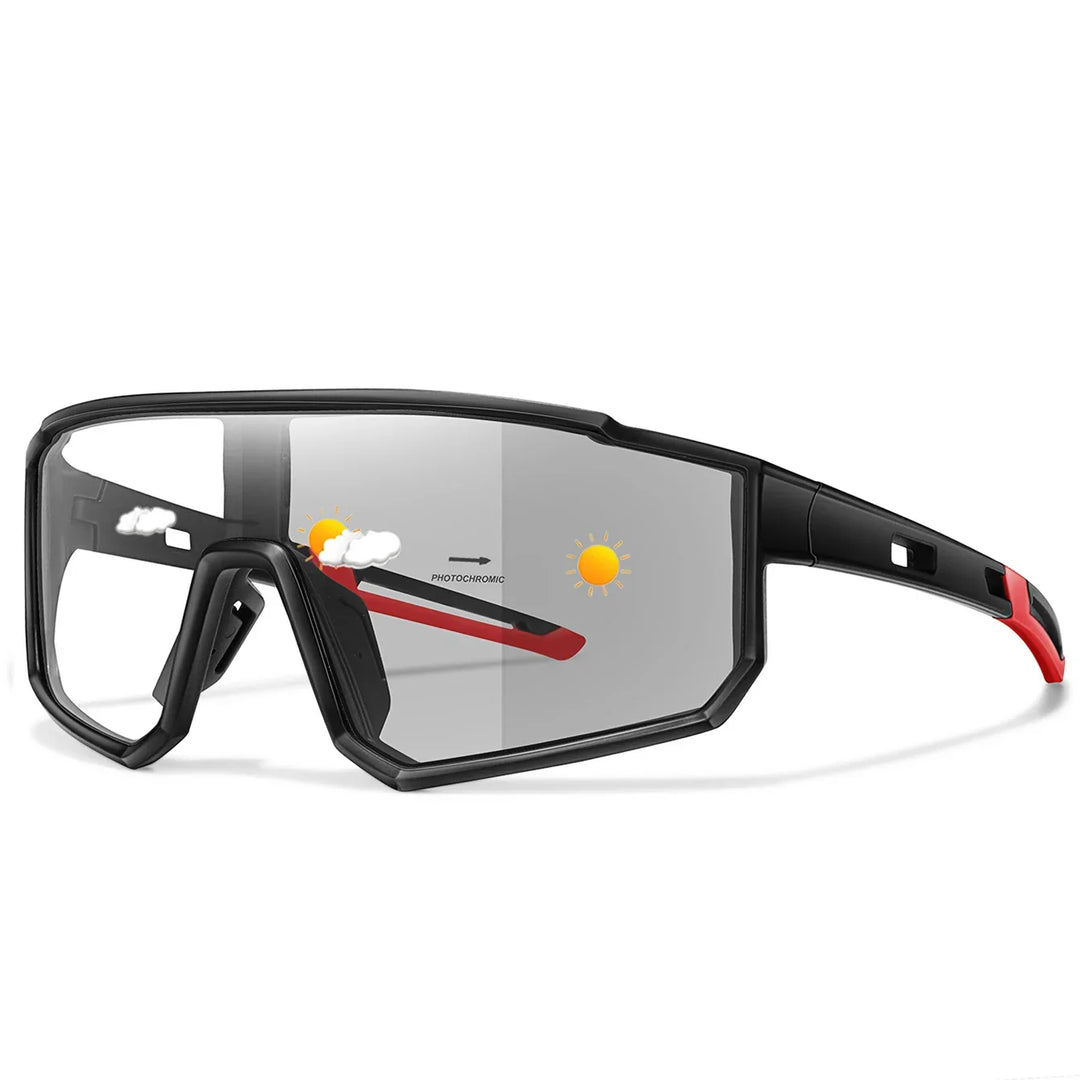 Sportowe okulary przeciwsłoneczne – soczewki fotochromowe z ochroną UV i lekką oprawką