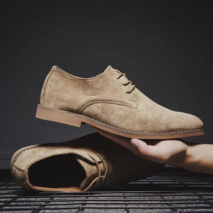Męskie buty oksfordy zamszowe – Sebastian