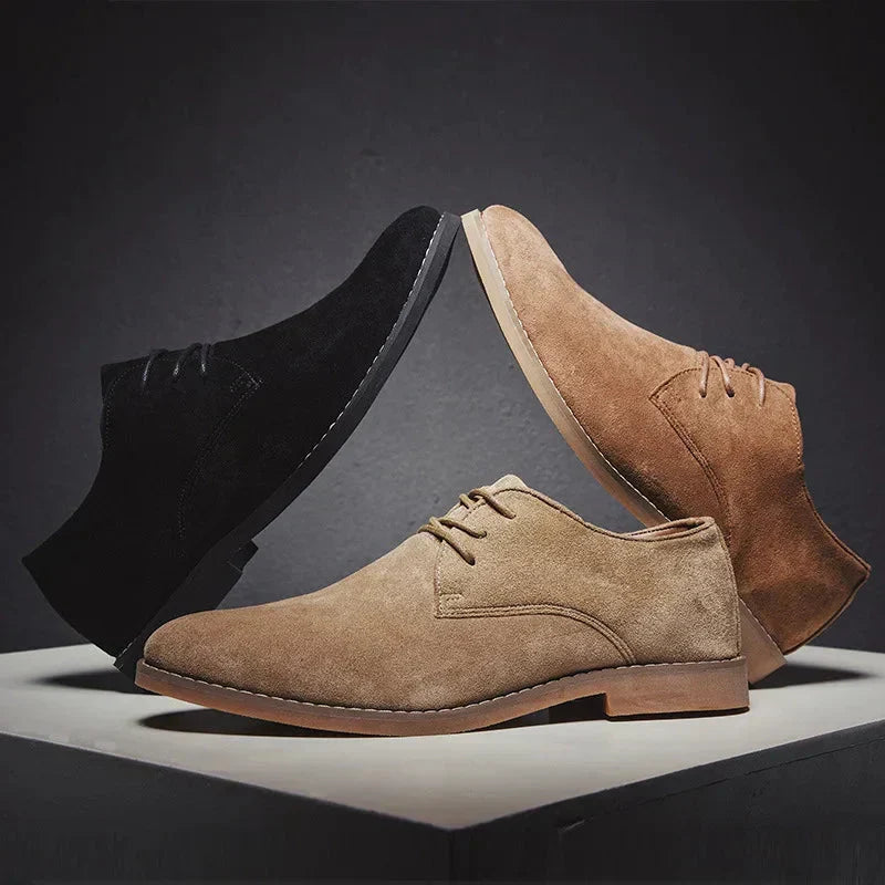 Męskie buty oksfordy zamszowe – Sebastian