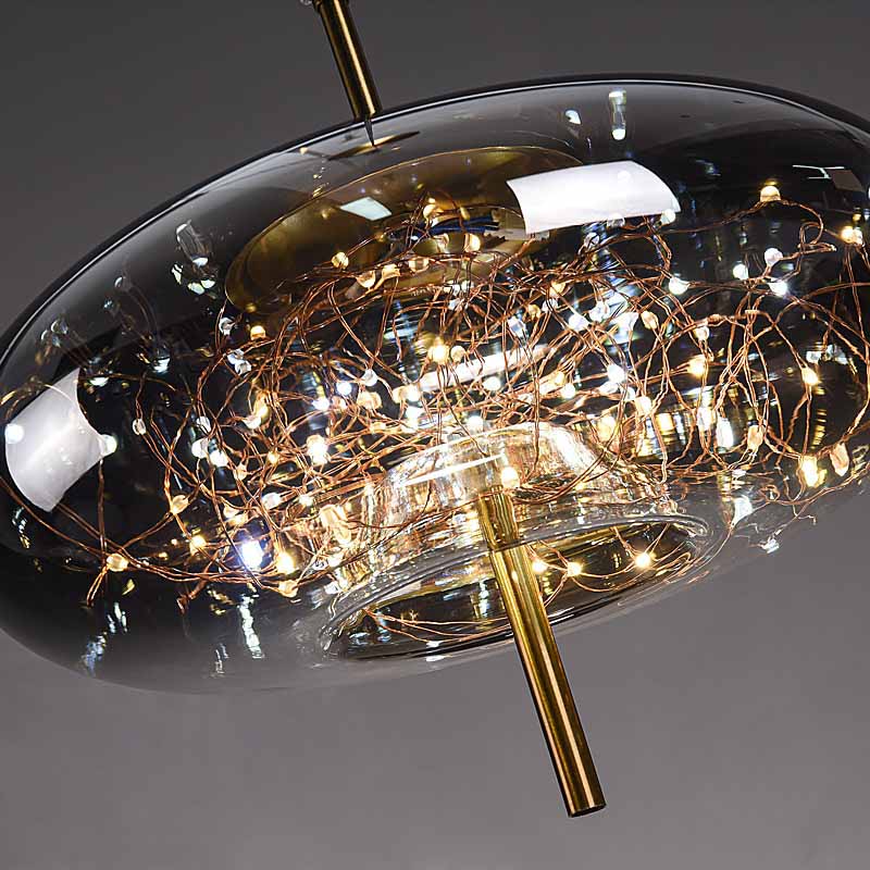 AstraGlow Modern Suspension Light | Luksusowa wisząca lampa LED do szafki nocnej