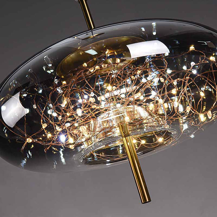 AstraGlow Modern Suspension Light | Luksusowa wisząca lampa LED do szafki nocnej