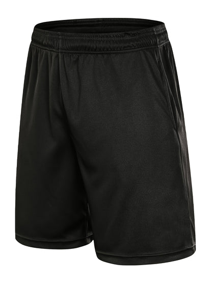 Szorty męskie z elastycznym pasem i prostym dołem