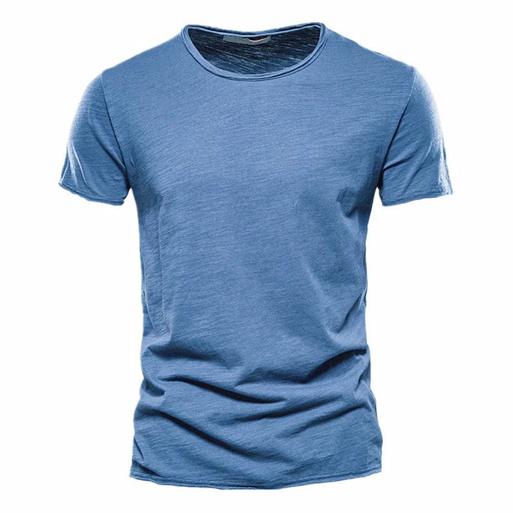 Męski T-shirt | Oddychający komfort odporny na zagniecenia