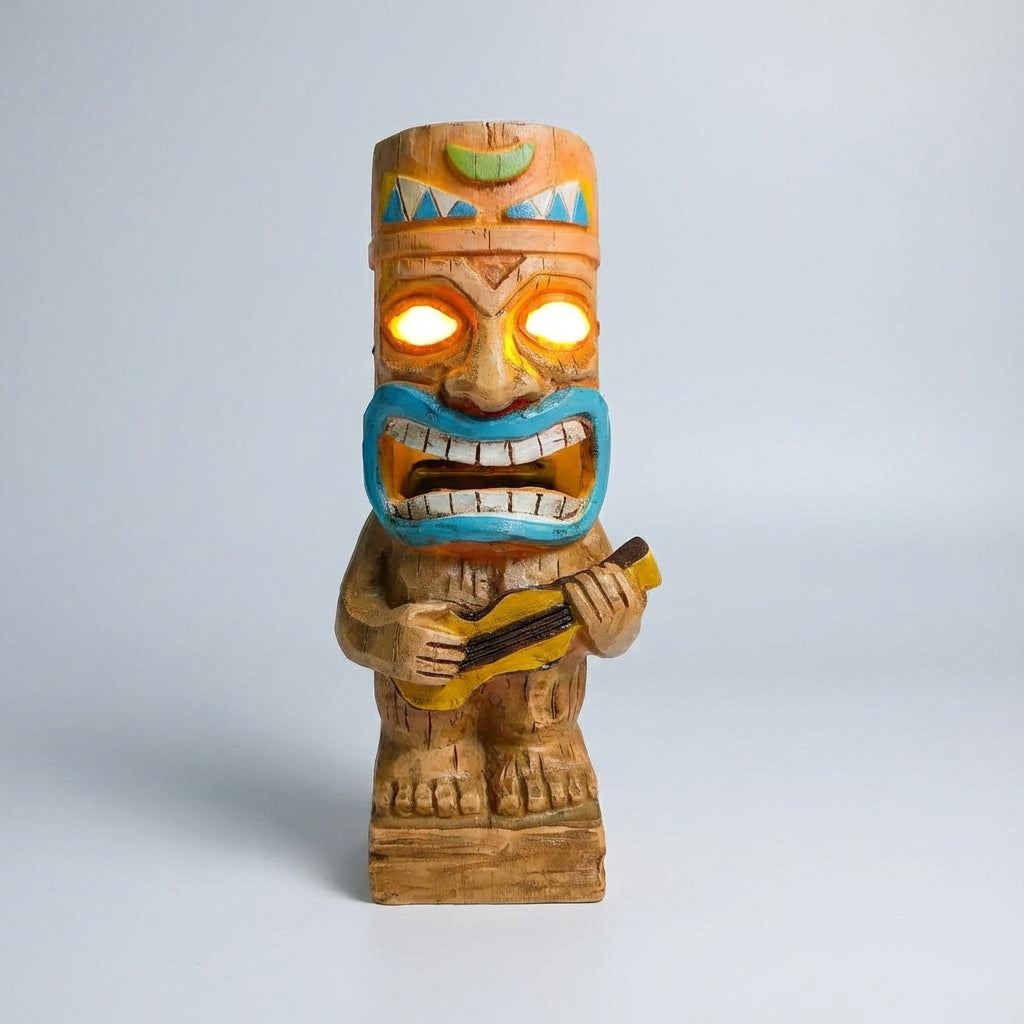 Zewnętrzna lampa w stylu Tiki – LuminTiki