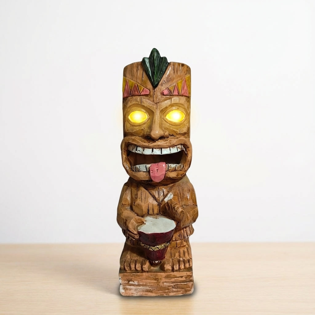 Zewnętrzna lampa w stylu Tiki – LuminTiki