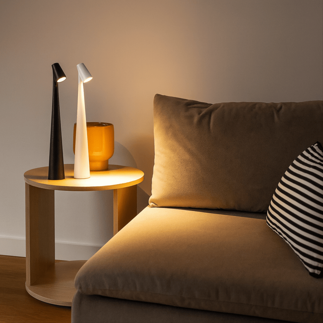 Bezprzewodowa lampa stołowa | Ściemnialna | Ciepłobiała LED
