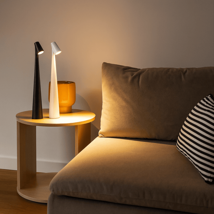 Bezprzewodowa lampa stołowa | Ściemnialna | Ciepłobiała LED