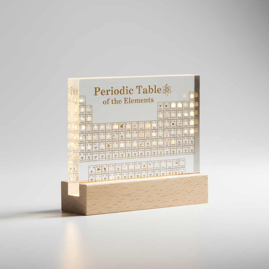Stołowa prezentacja pierwiastków - Elementiqo
