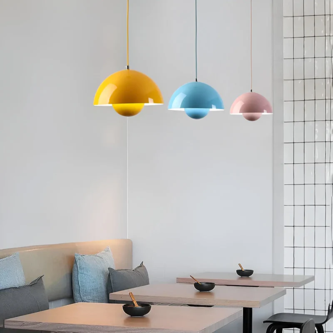 Skandynawska lampa wisząca LED - NordicBlossom