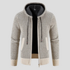Męski sweter z dzianiny typu cardigan