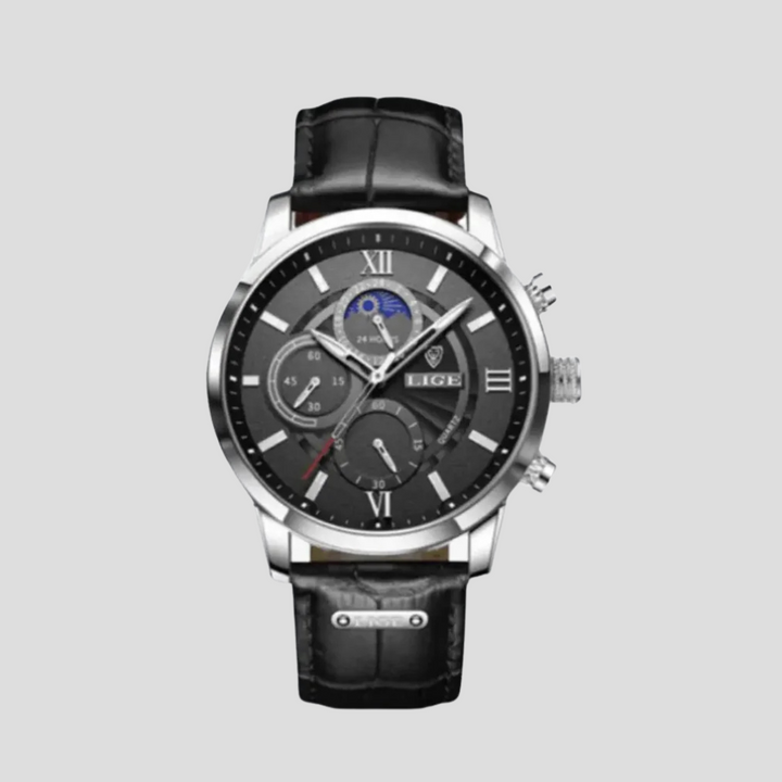 Męski Zegarek – Elegancki Czasomierz z Sleek Profil