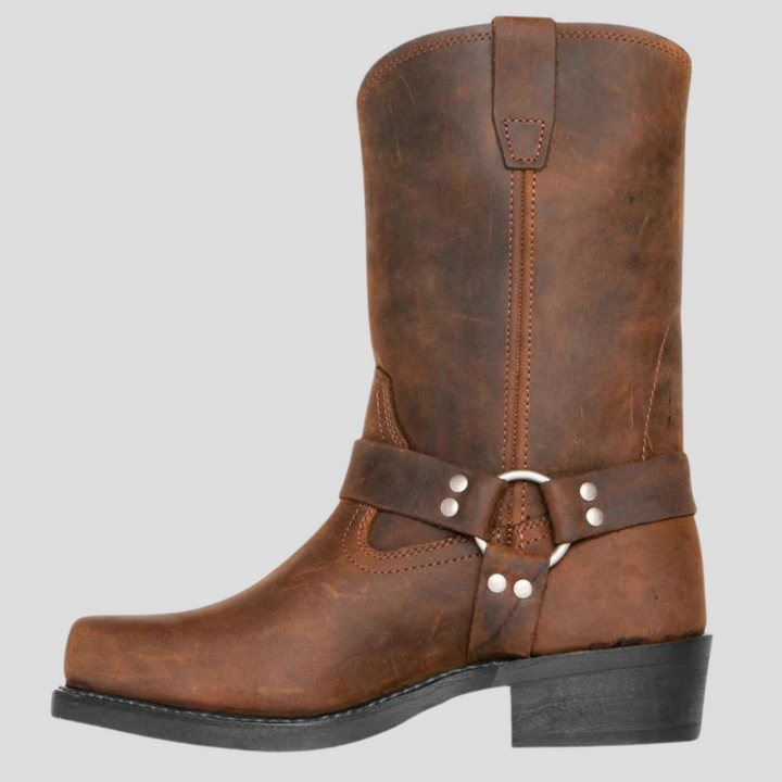 Męskie Kowbojskie Buty w Stylu Vintage