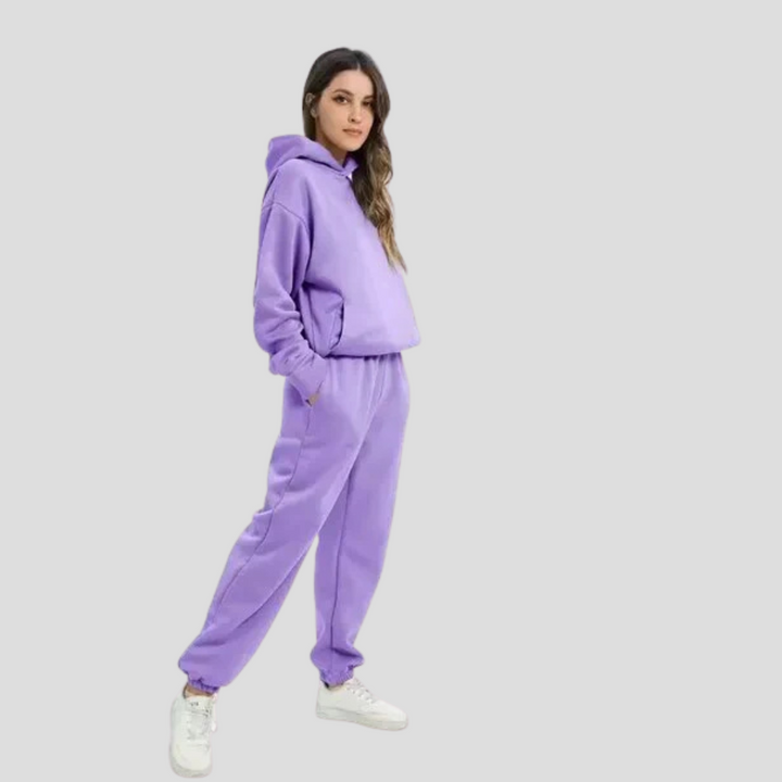 Zestaw Hoodie i Jogger dla kobiet – Relaksowane zimowe ubrania domowe