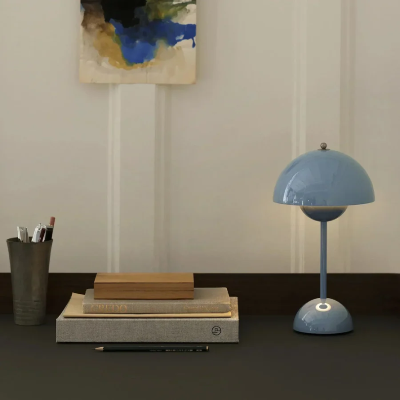 Nowoczesna dotykowa lampa stołowa – LumiTouch
