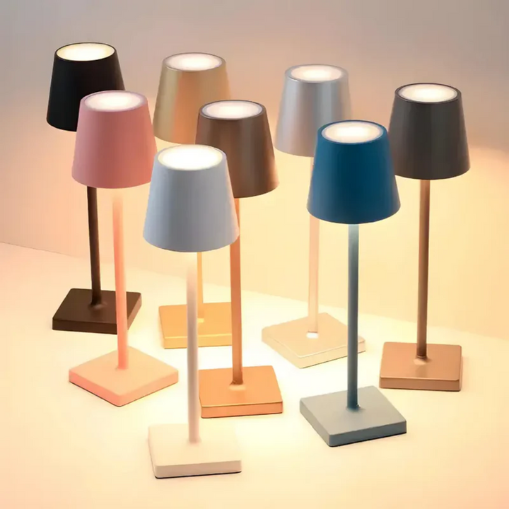 Wielofunkcyjna bezprzewodowa lampa stołowa z akumulatorem - NordicAura