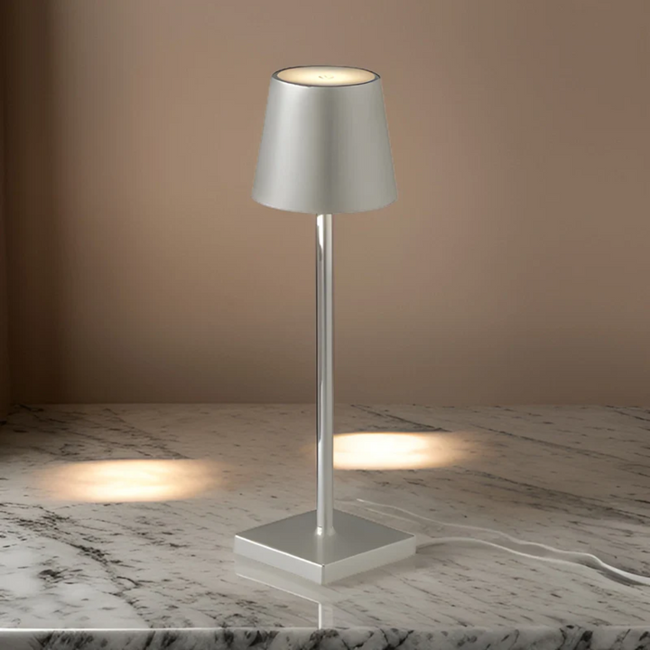 Wielofunkcyjna bezprzewodowa lampa stołowa z akumulatorem - NordicAura