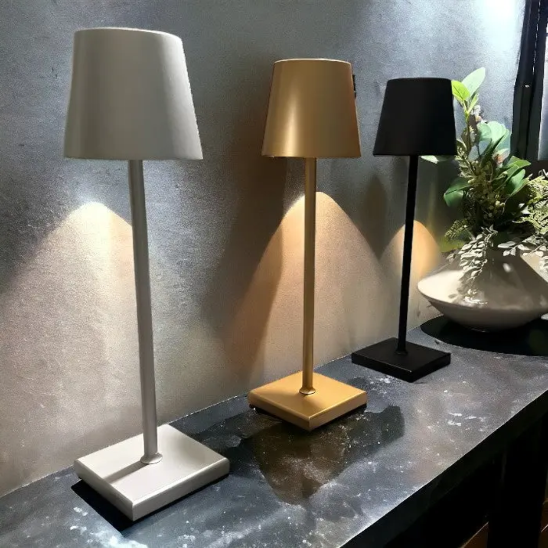 Wielofunkcyjna bezprzewodowa lampa stołowa z akumulatorem - NordicAura