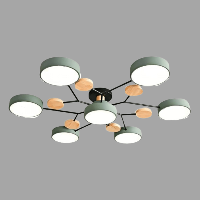 NordicGlow | Rozgałęziona skandynawska lampa sufitowa LED