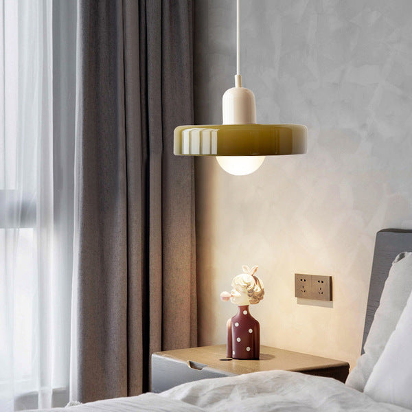 Kolorowa lampa wisząca w stylu Bauhaus - StiloGlas
